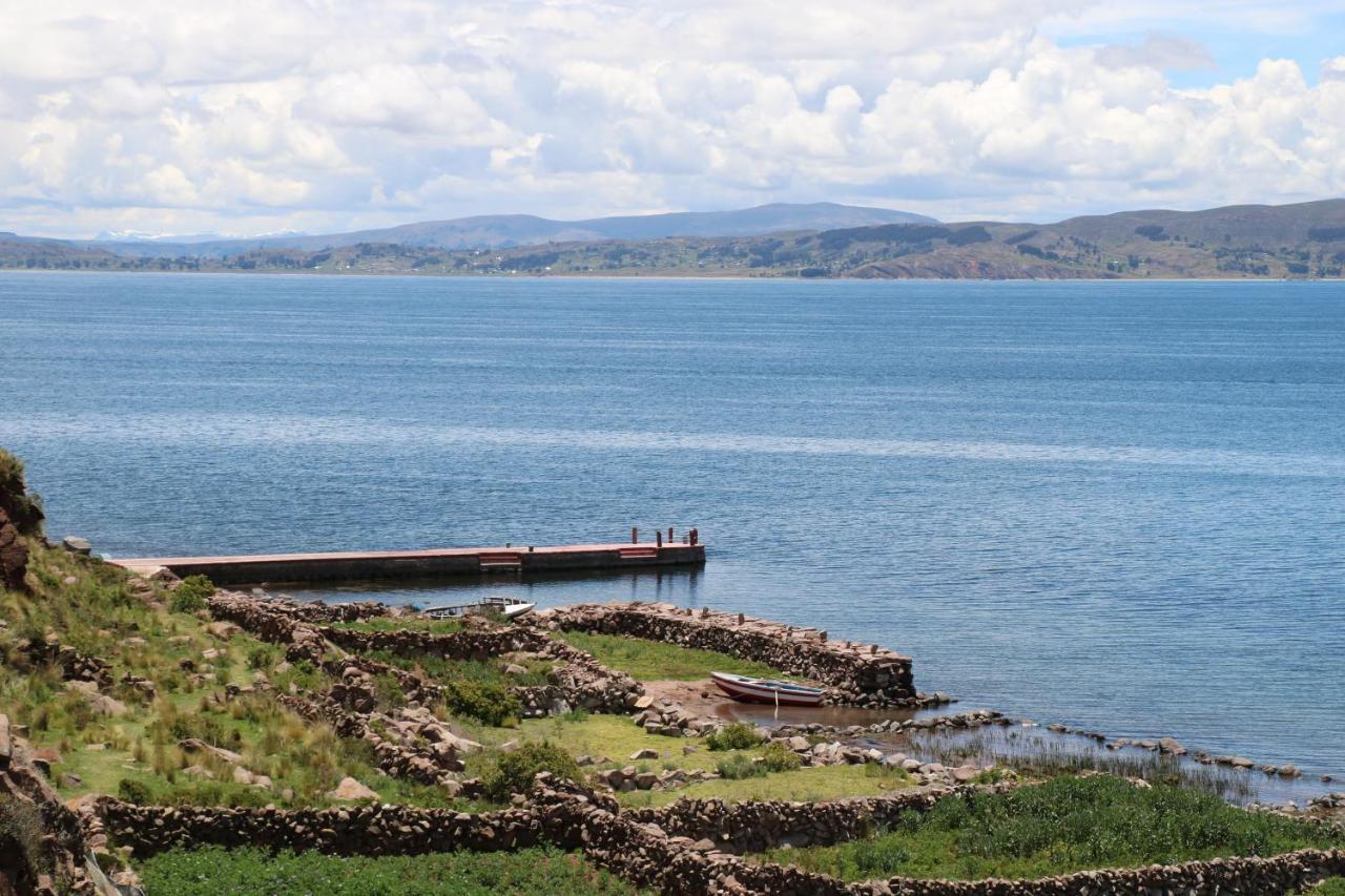 Inka Lake Taquile Lodge Huillanopampa Eksteriør bilde